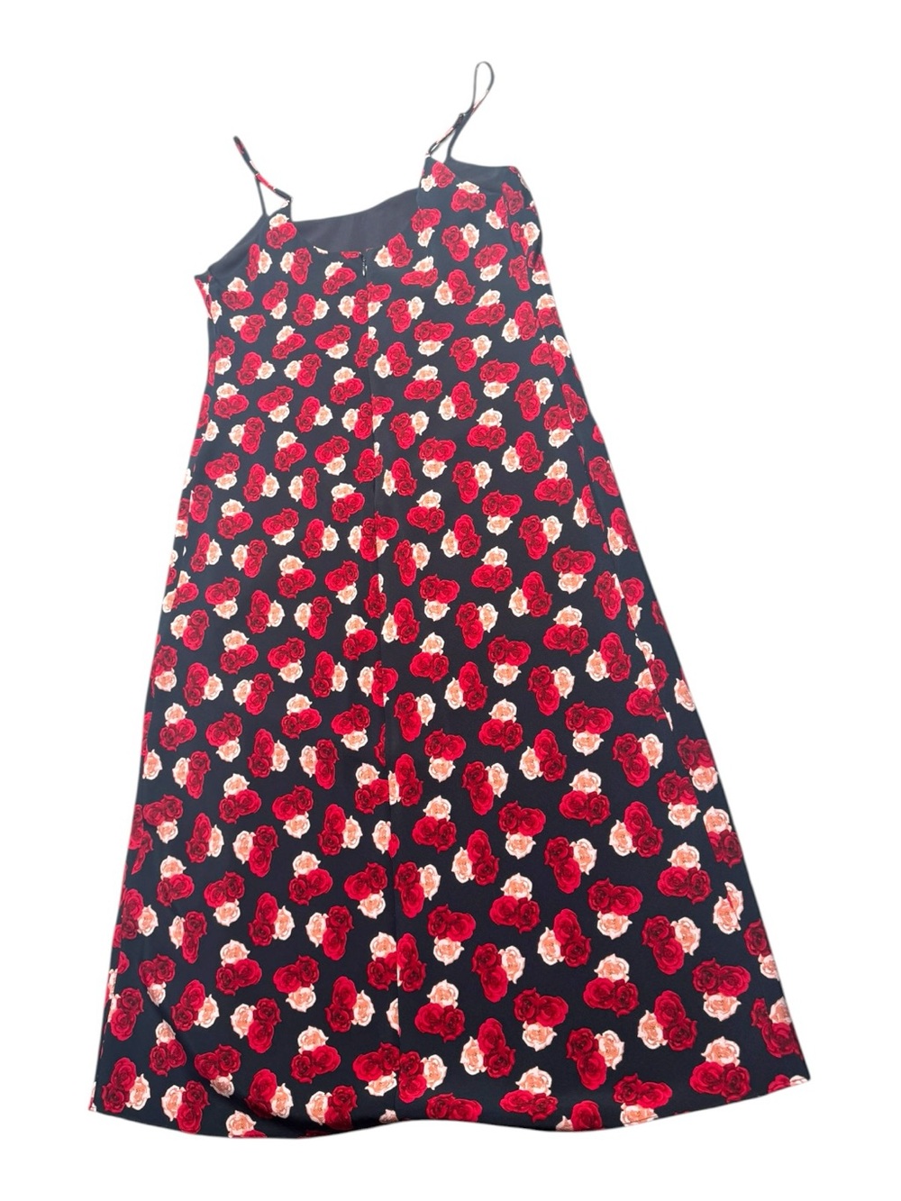 Karl Lagerfeld Paris Women’s 10 Floral Slip Dress Midi Dark Romantic Whimsigoth - Picture 5 of 6